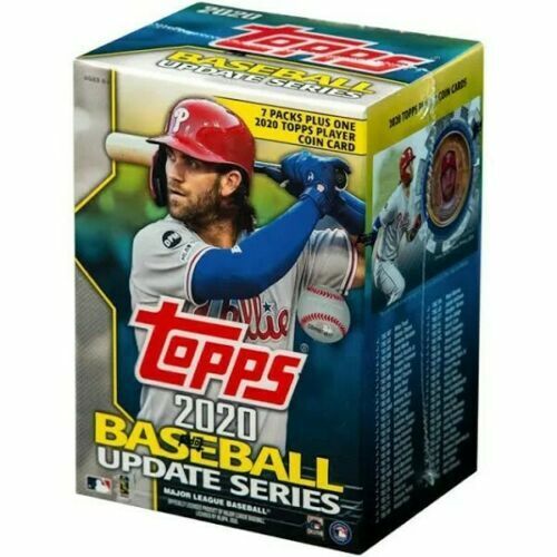 2020 Topps Update Baseball 7-Pack Blaster Box - Includes exclusive player coin!