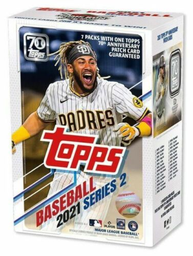 2021 Topps Series 2 Baseball 7-Pack Blaster Box - Includes 70th Anniversary Patch Card!