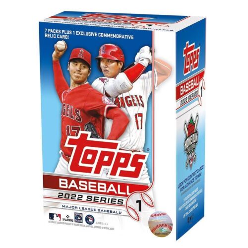 2022 Topps Series 1 Baseball 7-Pack Blaster Box - Includes Commemorative Relic Card!